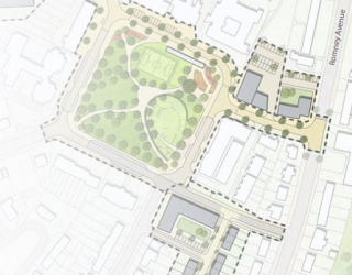 Architectural plan for residential development at former Blake Centre, Lockleaze, Bristol