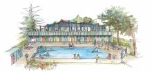  Image of Outdoor Community Swimming Pool for Eastville Park
