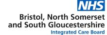 NHS Bristol, North Somerset and South Gloucestershire Integrated Care Board (ICB) Logo