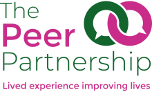 The Peer Partnership logo - Lived experience improving lives