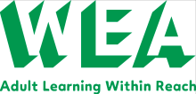 WEA Logo -Adult Learning, Within Reach