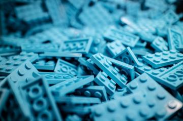 Lego bricks to demonstrate capacity building