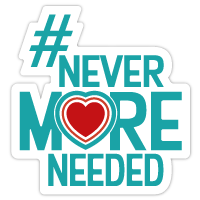 Never More Needed PNG Logo